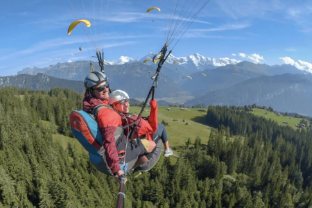 paragliding in switzerland