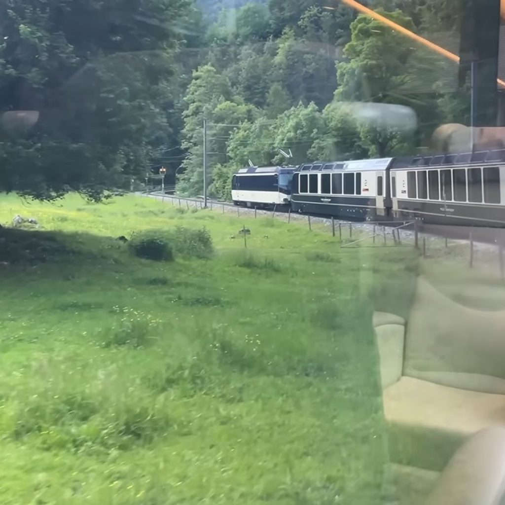 A Journey Through the Swiss Alps on the Golden Pass Train