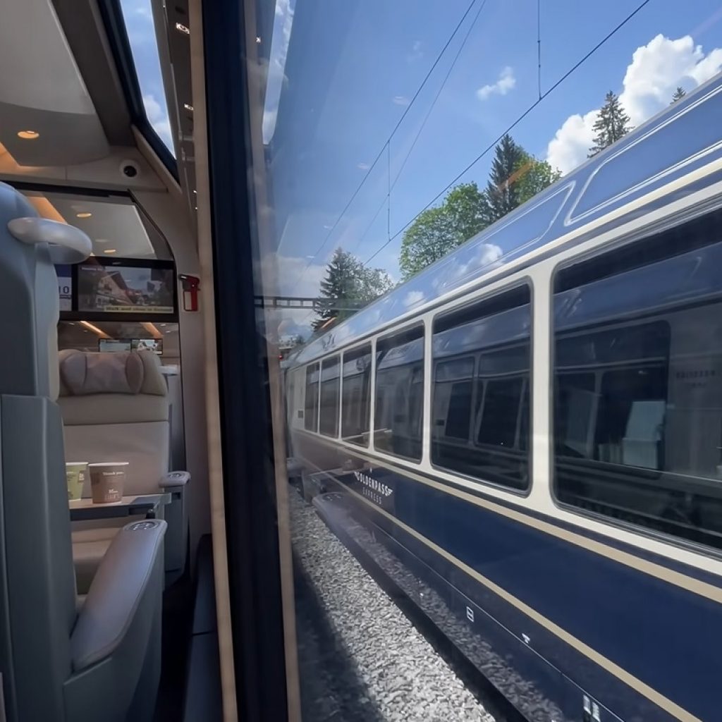 A Journey Through the Swiss Alps on the Golden Pass Train