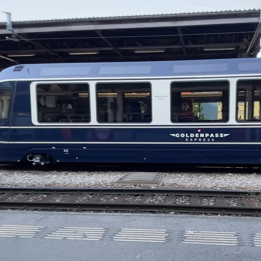 A Journey Through the Swiss Alps on the Golden Pass Train