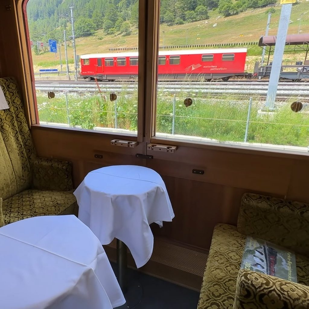 Comfortable Furka Railway Seats